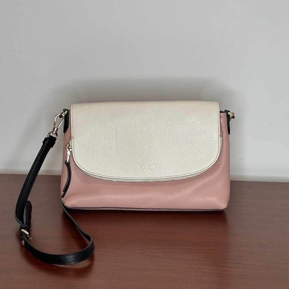 Elegant Pink and Cream Women's Bag
